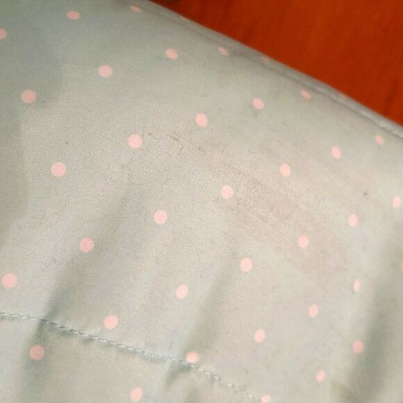 Very Nice Oshkosh B'Gosh Turquoise Pink Hooded Baby Winter Snowsuit Sz 12 Mos - Picture 5 of 6